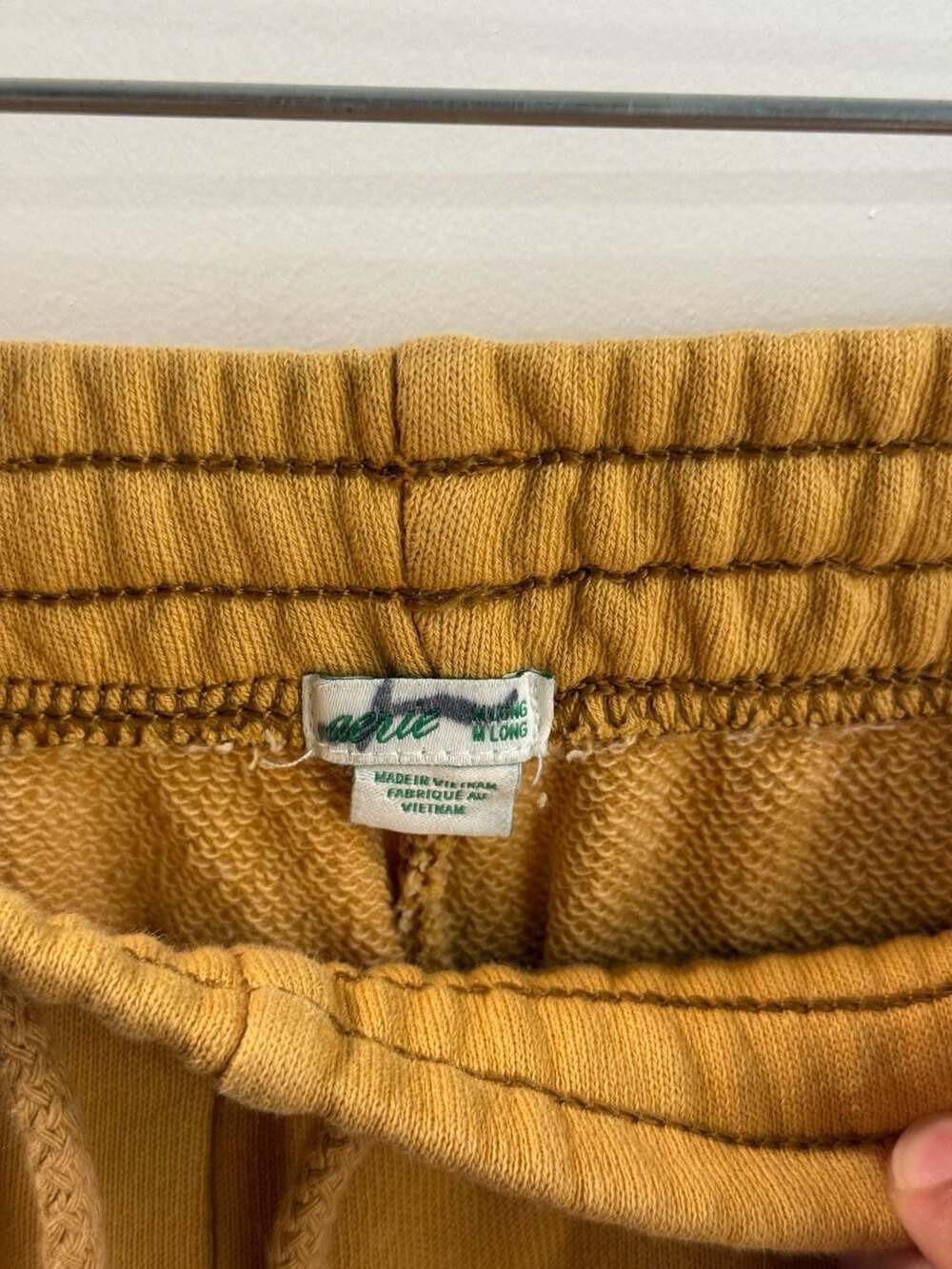 Aerie Mustard Yellow Jogger Sweatpants Size M Long - Picture 3 of 9